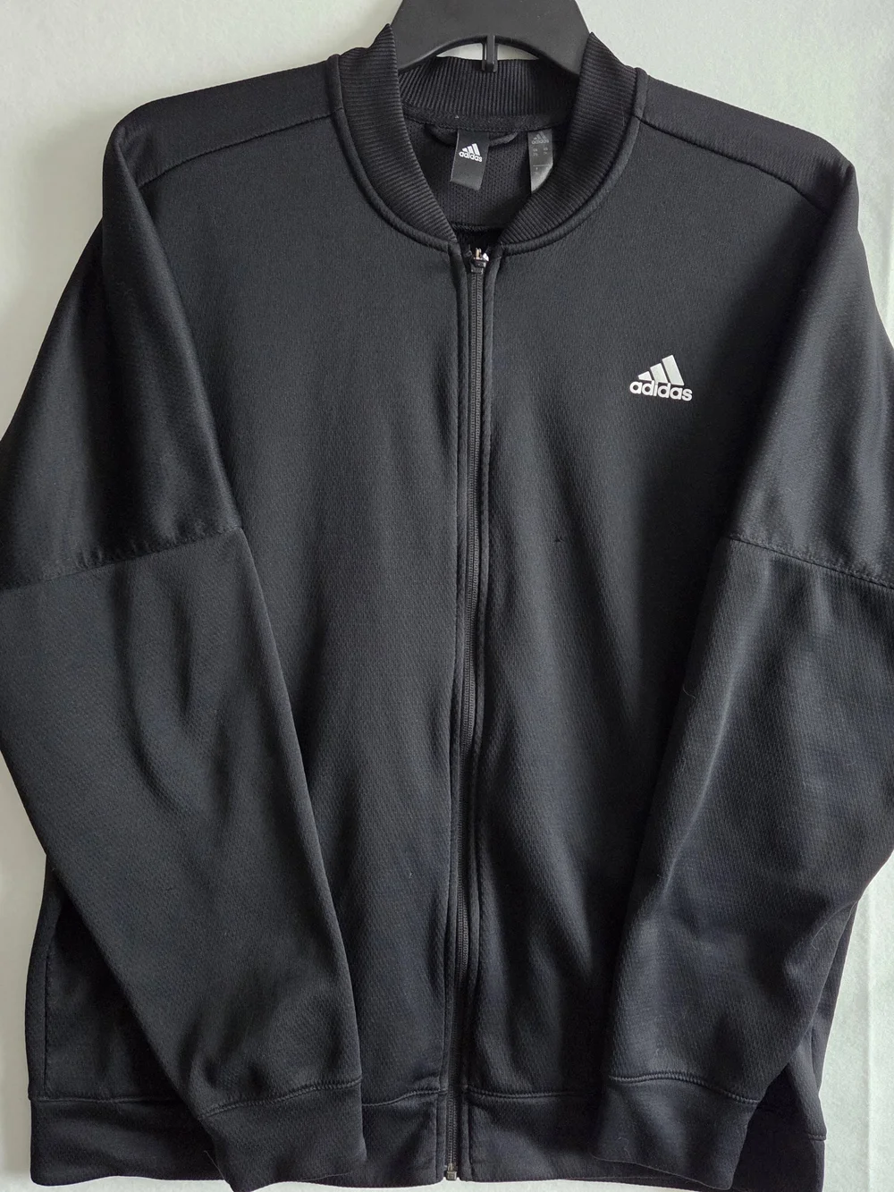 Adidas Climawarm Men’s Full-Zip Track Jacket - Black - Size 2XL